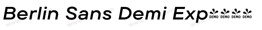 Berlin Sans Demi Exp字体转换